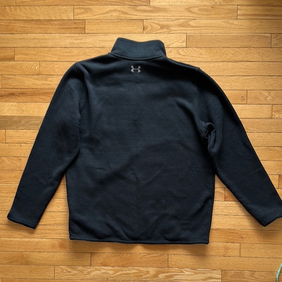 Men’s Under Armour Black Pullover Fleece Quarter Zip - Picture 5 of 5